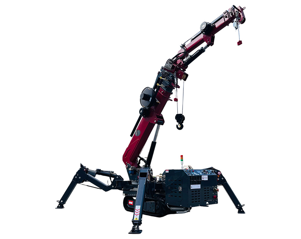 3 ton spider crane ZMC30 with compact crawler chassis