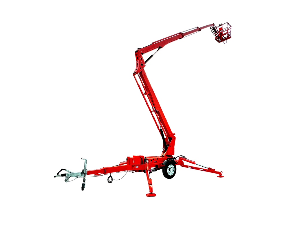 16m towable boom lift TBL16 with trailer-mounted chassis