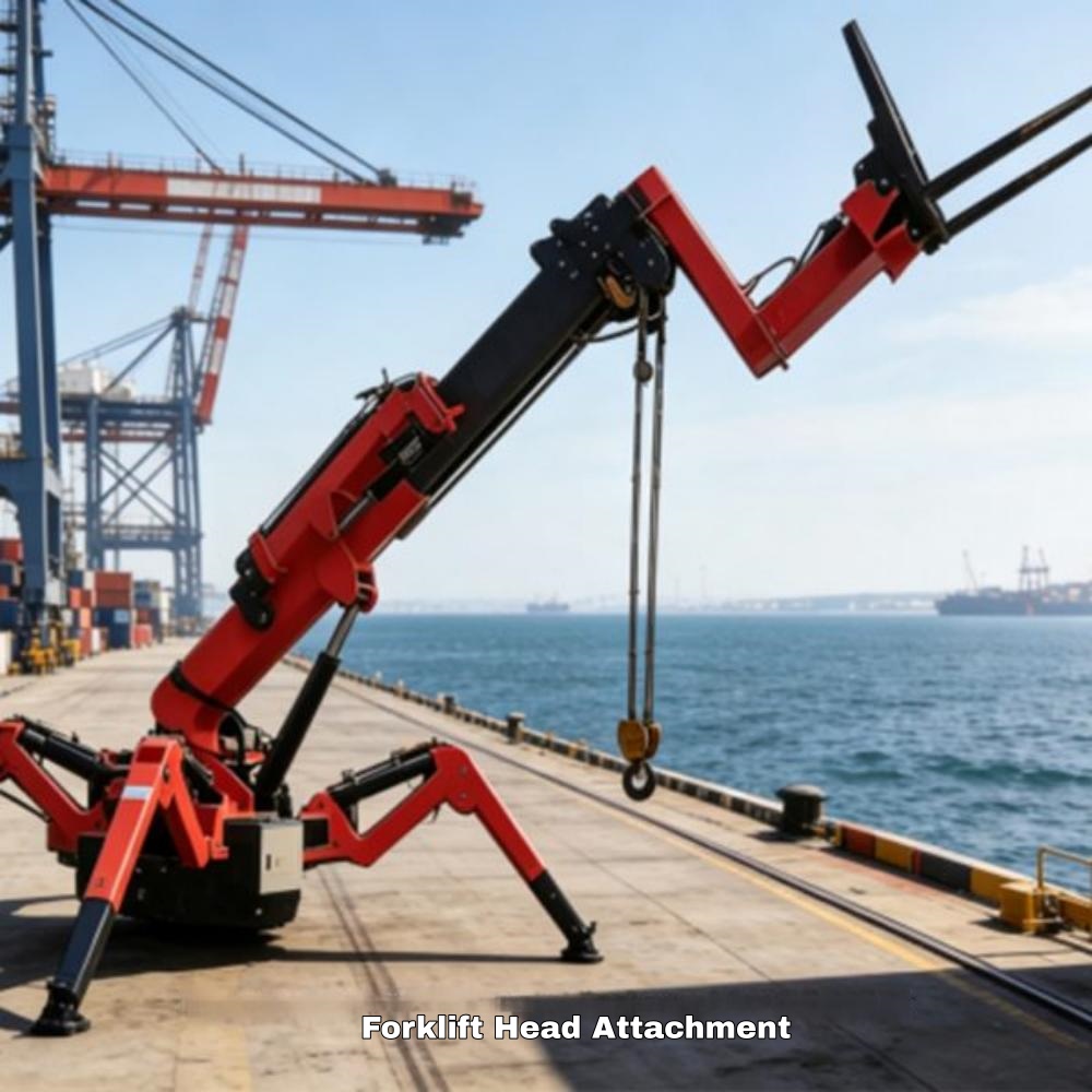 ZMC30 spider crane for confined-site lifting