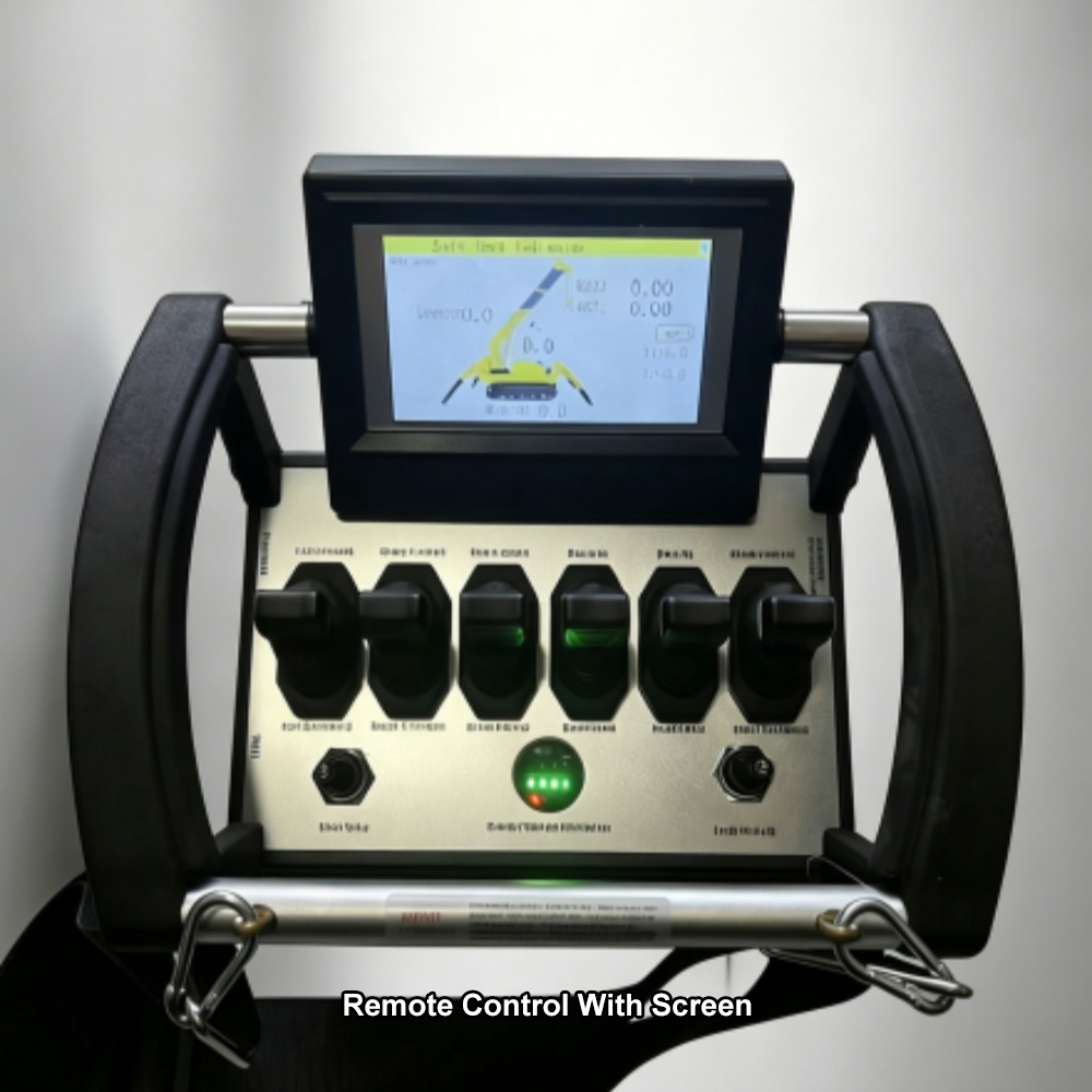 ZMC30 spider crane remote control and operator panel