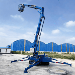 crawler boom lift for rough-terrain access