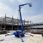 crawler boom lift for rough-terrain access